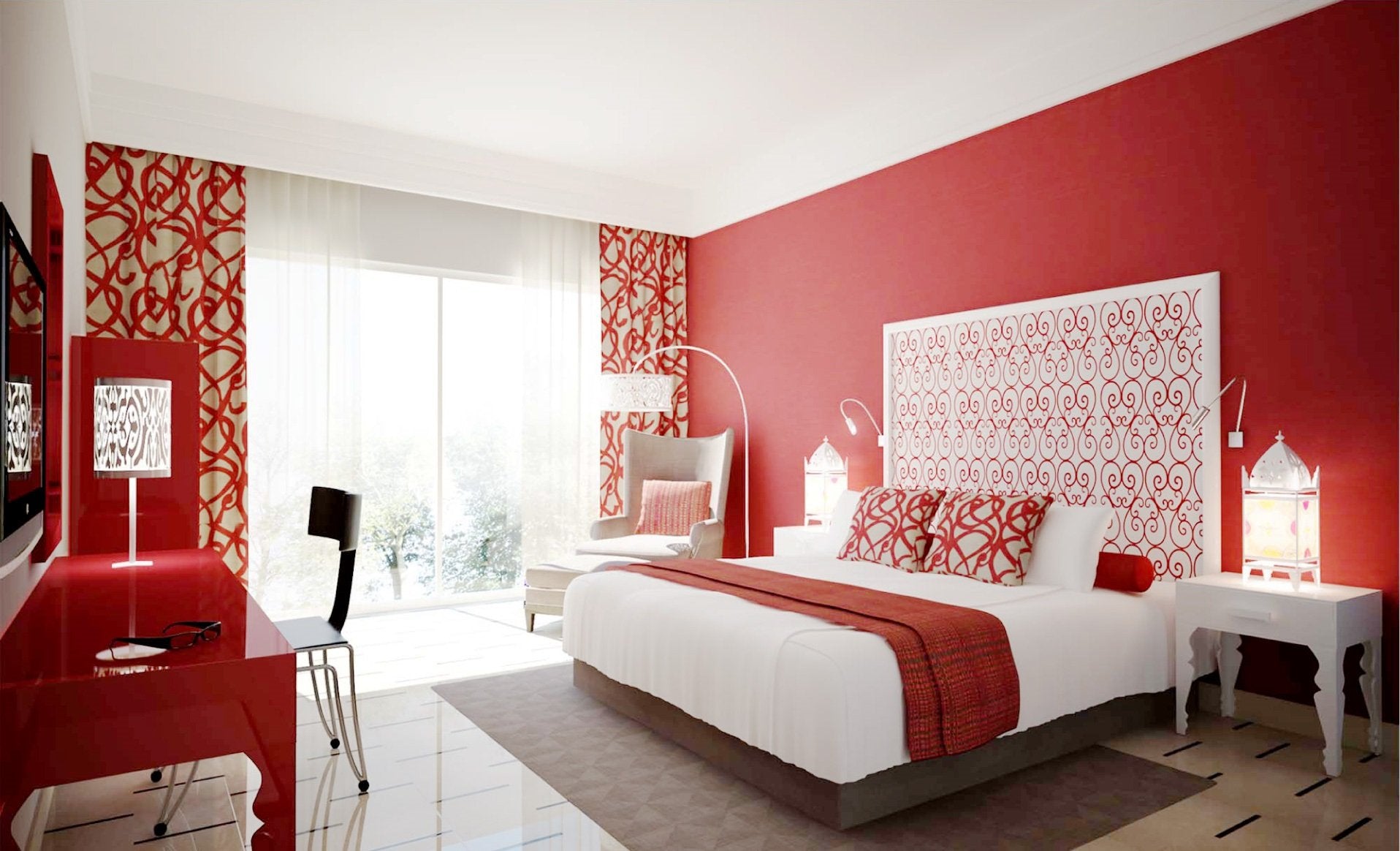 Red Bedroom Ideas Terrys Fabrics's Blog