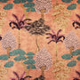 Linda Barker Cloud Tree Velvet Print Made to Measure Roman Blind Peach Sample Image