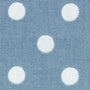 Cath Kidston Button Spot Made to Measure Curtain Blue Sample Image