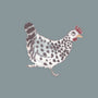 Sophie Allport Chicken Made to Measure Roman Blind Deep Duck Egg Sample Image