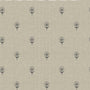 Emily Bond Wild Thyme Made To Measure Curtains Charcoal Sample Image