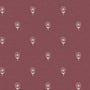 Emily Bond Wild Thyme Made To Measure Curtains Burgundy Sample Image