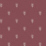 Emily Bond Wild Thyme Translucent Made To Measure Roller Blind Burgundy Sample Image
