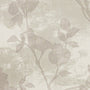 Laura Ashley Eglantine Silhoutte Woven Made to Measure Curtain White Sands Sample Image