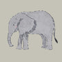 Sophie Allport Elephant Made to Measure Curtain Linen Sample Image