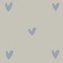 Sophie Allport Hearts Made to Measure Roman Blind Duckegg Sample Image