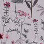 Wildflowers Made to Measure Roman Blind Soft Pink Sample Image