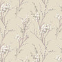 Laura Ashley Pussy Willow Made To Measure Curtains Natural Sample Image