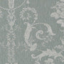 Laura Ashley Josette Woven Made to Measure Roman Blind Grey Green Sample Image