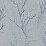 Laura Ashley Pussy Willow Embroidered Made to Measure Roman Blind Seaspray Sample Image