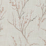 Laura Ashley Pussy Willow Embroidered Made to Measure Roman Blind Blush Sample Image