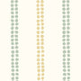 Laura Ashley Candy Stripe Made to Measure Curtain Pale Ochre Sample Image
