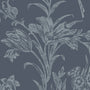 Laura Ashley Lloyd Made to Measure Roman Blind Midnight Navy Sample Image