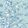 Laura Ashley Picardie Made to Measure Roman Blind Blue Sky Sample Image
