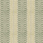 Land & Shore Fintra Stripe Made To Measure Curtains Green Sample Image