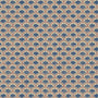 Land & Shore Dawn Made To Measure Curtains Blue Red Sample Image