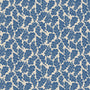Land & Shore Oak Leaf Made To Measure Curtains Leaf Blue Sample Image
