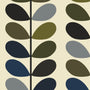 Orla Kiely Multi Stem Made to Measure Roman Blind Moss Sample Image