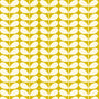 Orla Kiely Jumbo Solid Stem Made to Measure Blackout Roller Blind Yellow Sample Image