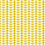 Orla Kiely Solid Stem Made to Measure Blackout Roller Blind Yellow Sample Image