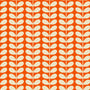 Orla Kiely Tiny Stem Made to Measure Curtain Tomato Sample Image