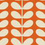 Orla Kiely Tiny Stem Made to Measure Wave Curtain + FREE Track Tomato Sample Image