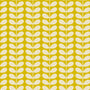 Orla Kiely Tiny Stem Made to Measure Roman Blind Yellow Sample Image