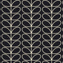 Orla Kiely Jumbo Linear Stem Translucent Made to Measure Roller Blind Liquorice Sample Image