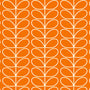 Orla Kiely Jumbo Linear Stem Made to Measure Blackout Roller Blind Persimmon Sample Image