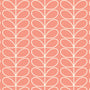 Orla Kiely Jumbo Linear Stem Made to Measure Curtain Bubblegum Sample Image