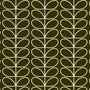 Orla Kiely Jumbo Linear Stem Made to Measure Curtain Kelp Sample Image