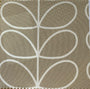 Orla Kiely Linear Stem Made to Measure Roman Blind Latte Sample Image