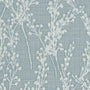 Grace Jacquard Sprig Made To Measure Roman Blind Smoky Blue Sample Image