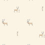 Sophie Allport Stags Blackout Made To Measure Roller Blind Natural Sample Image