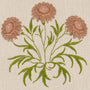 William Morris Lily Flower Embroidery Made to Measure Roman Blind Nettle Sample Image