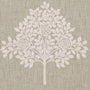 William Morris Marigold Tree Embroidery Made to Measure Curtain Linen Sample Image