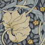 William Morris Pimpernel Velvet Made to Measure Curtain Indigo Sample Image