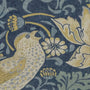 William Morris Strawberry Thief Made to Measure Roman Blind Woad Sample Image