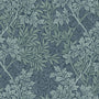 William Morris Foliage Made To Measure Roman Blind Indigo Sample Image