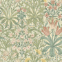 William Morris Woodland Weeds Made To Measure Roman Blind Apple Sample Image