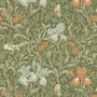 William Morris Iris Made To Measure Curtains Moss Sample Image
