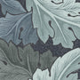William Morris Acanthus Translucent Made to Measure Roller Blind Indigo Sample Image