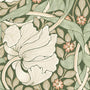 William Morris Pimpernel Translucent Made to Measure Roller Blind Nettle Sample Image