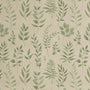 ANTE DECOR Willow Printed Cotton Made To Measure Roman Blind Green Sample Image