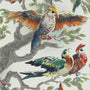 HOUSE Llewelyn-Bowen Birdity Absurdity Printed Made To Measure Curtains Multi Sample Image