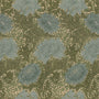 William Morris Chrysanthemum Made To Measure Roman Blind Blue Sample Image