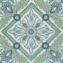 HOUSE Llewelyn-Bowen Festivo Printed Made To Measure Curtains Verdrelle Sample Image