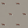 Sophie Allport Foxes Made to Measure Roman Blind Soft Linen Sample Image