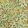 ANTE DECOR Fruit Orange Printed Cotton Made To Measure Curtains Pistachio Sample Image