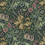 William Morris Golden Lily Made To Measure Roman Blind Ochre Sample Image